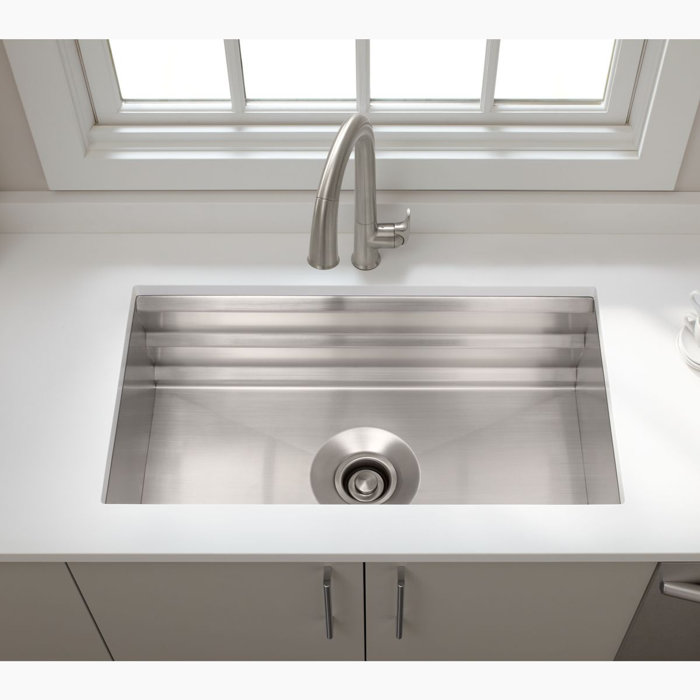 Kohler Prolific® 29" L x 17.75" W x 10.97" D Kitchen Sink with